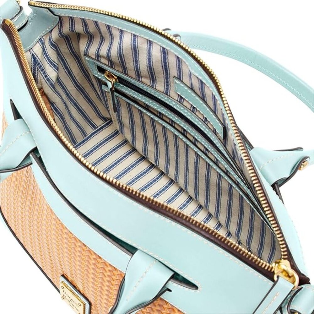 Dooney & Bourke Pale Blue Domed Satchel New Wrapped with Tags - Picture 11 of 12